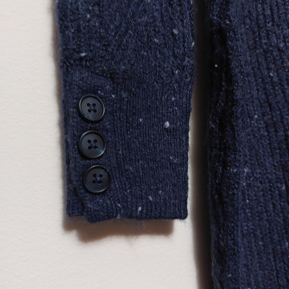 RW&CO Navy Blue Knit Turtleneck Dress - Picture 6 of 12